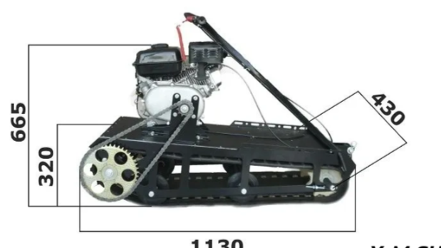 Мотобуксировщик XTREME-MOTORS "Конек-Горбунок" 6.5 л.с. в Ростове-на-Дону
