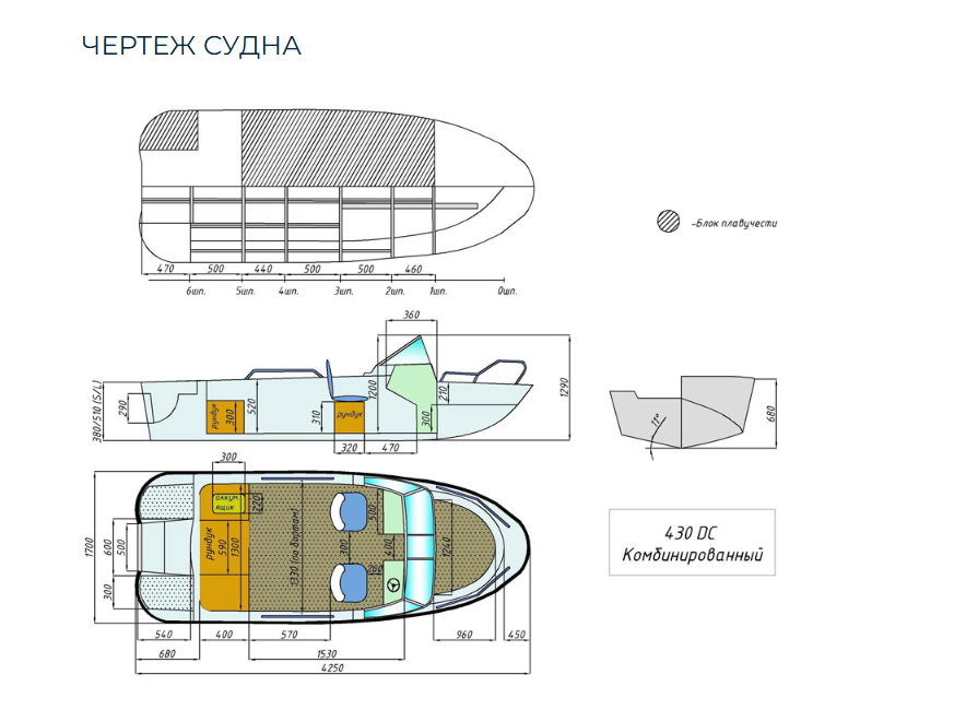 Комбинированный катер Wyatboat-430 DC в Ростове-на-Дону Комбинированный катер Wyatboat-430 DC в Ростове-на-Дону
