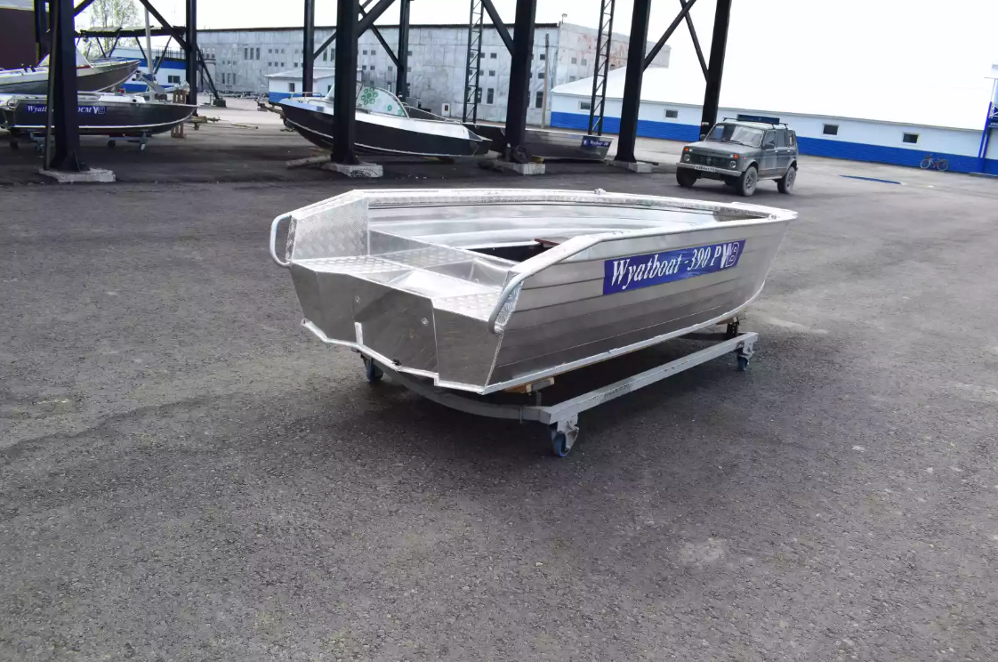 Алюминиевая лодка Wyatboat-390Р Увеличенный борт в Ростове-на-Дону