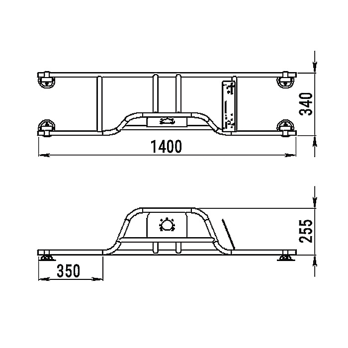 Стойка рулевая с бортовым креплением малая в Ростове-на-Дону