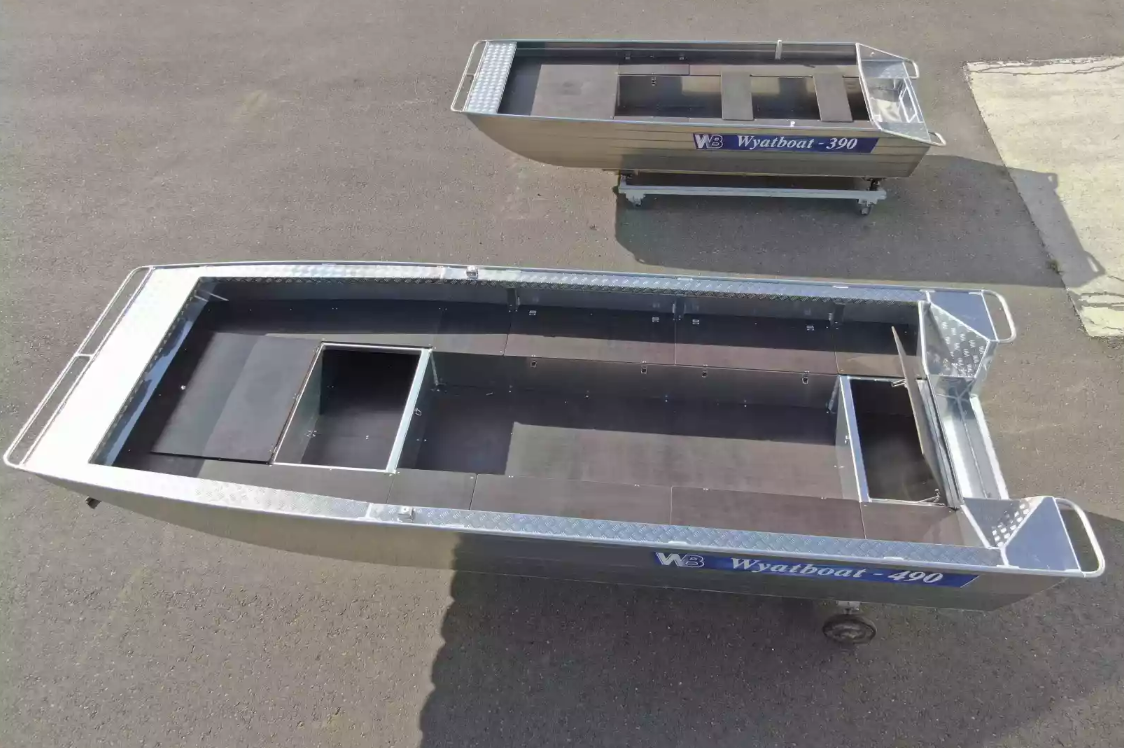 Алюминиевая лодка Wyatboat-490 Jonboat в Ростове-на-Дону