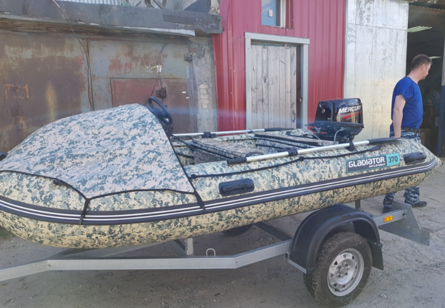 НАДУВНАЯ ЛОДКА GLADIATOR C370AL в Ростове-на-Дону