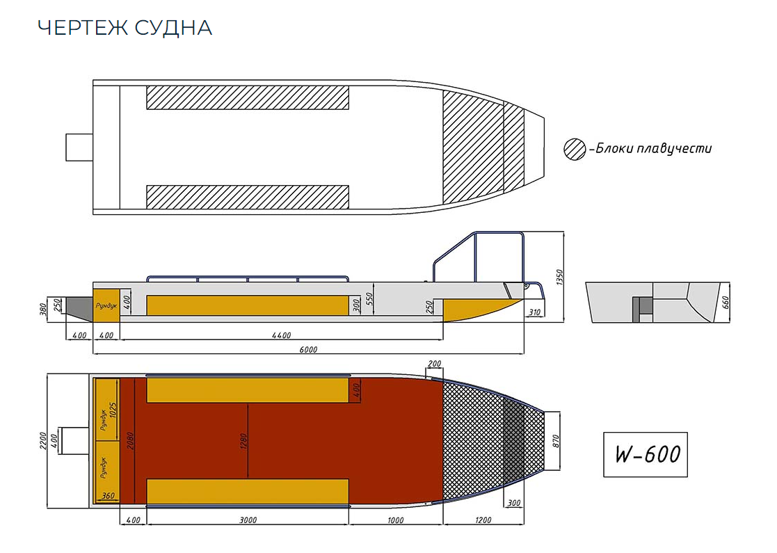Алюминиевая лодка Wyatboat-600 в Ростове-на-Дону