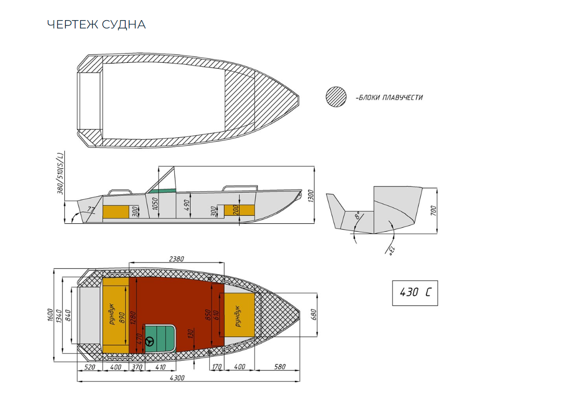 Алюминиевый катер Wyatboat-430 C в Ростове-на-Дону Алюминиевый катер Wyatboat-430 C в Ростове-на-Дону