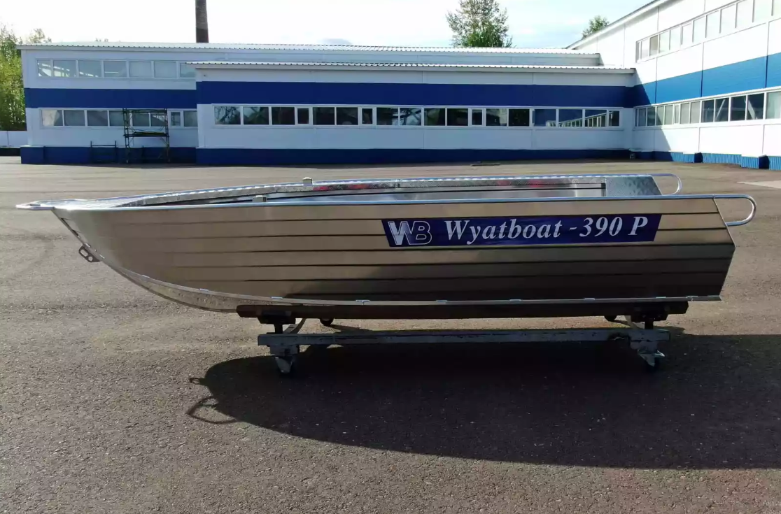 Алюминиевая лодка Wyatboat-390РМ увеличенный борт в Ростове-на-Дону