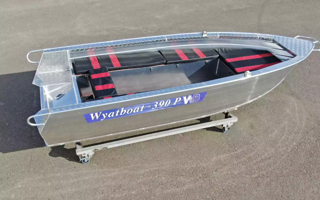 Алюминиевая лодка Wyatboat-390РМ увеличенный борт в Ростове-на-Дону