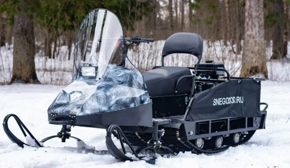 Миниснегоход Егерь Экспедитор 20 л.с. , реверс, тормоз, капот белый в Ростове-на-Дону