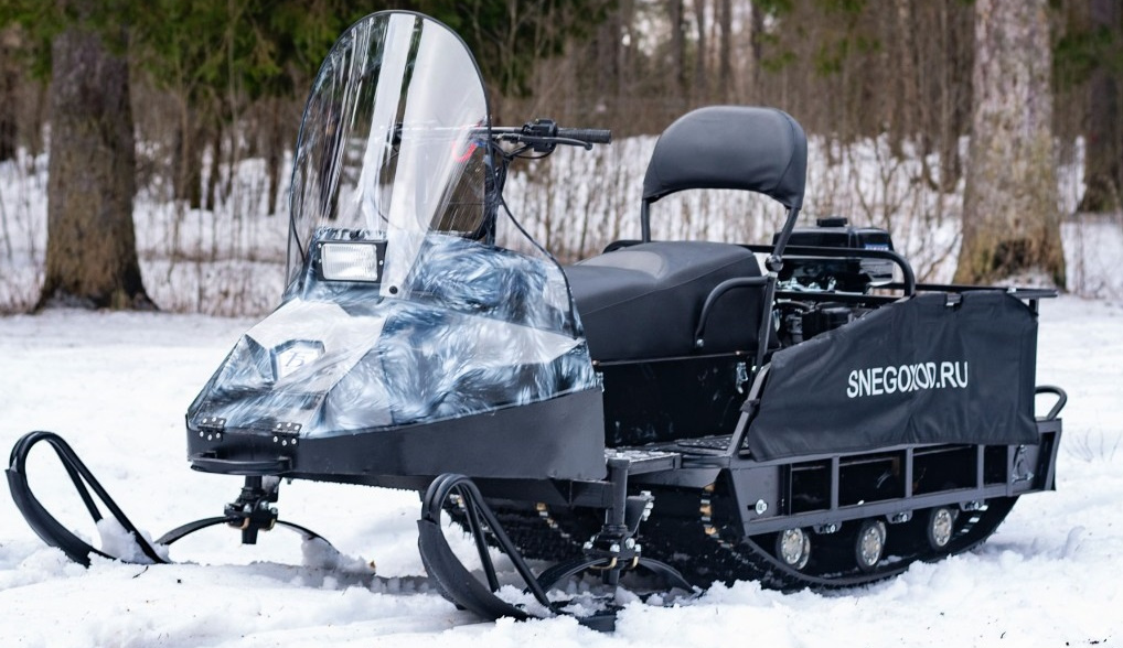 Миниснегоход Бурлак Егерь Экспедитор 15 л.с. , реверс, тормоз, капот белый в Ростове-на-Дону
