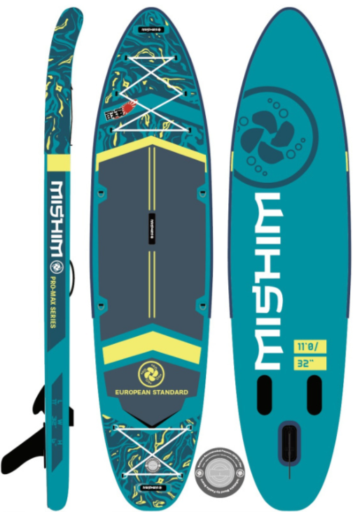 SUP (САП) Доска MISHIMO PRO-MAX Light Teal 11’ (335см) в Ростове-на-Дону