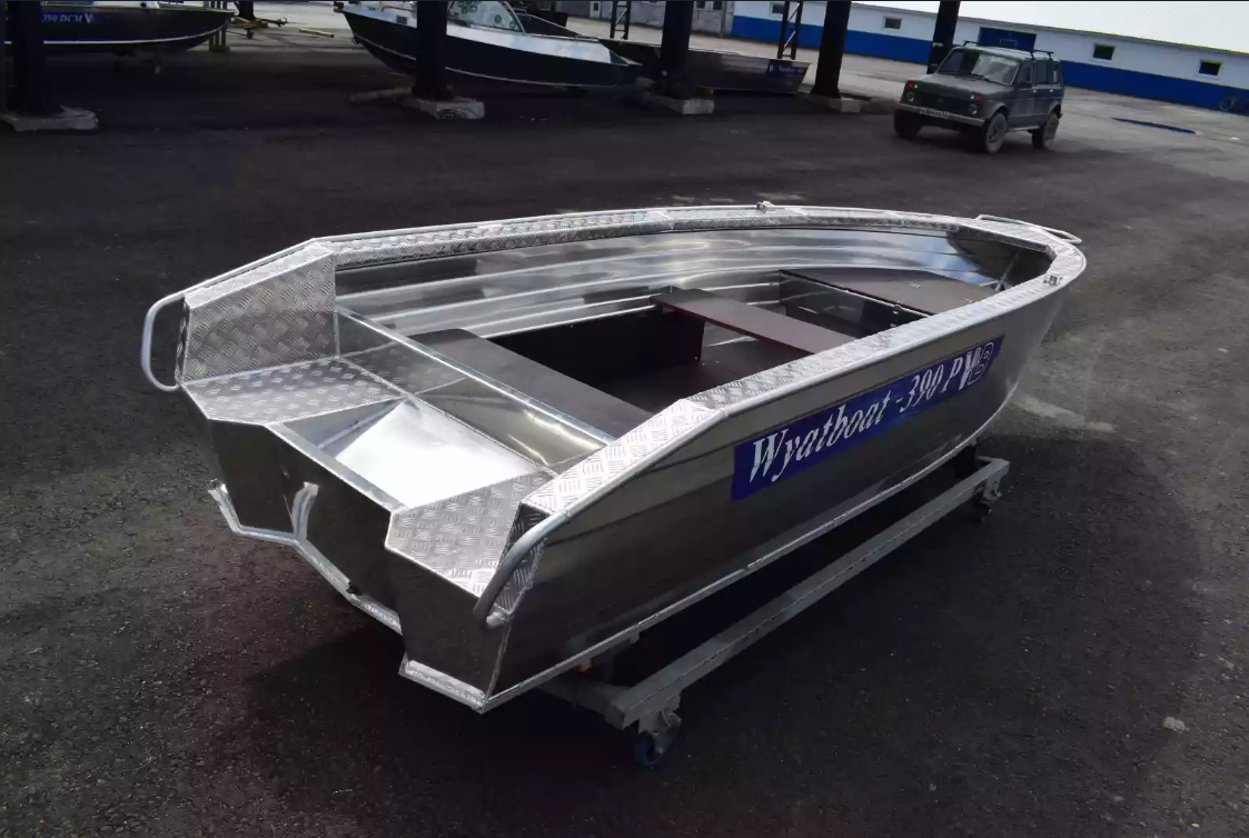 Алюминиевая лодка Wyatboat-390Р Увеличенный борт в Ростове-на-Дону