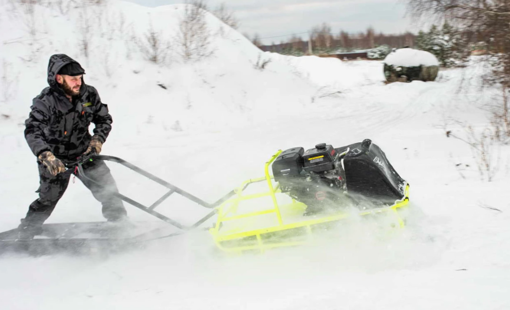 Мотобуксировщик Бурлак ХОЗЯИН-1 (капот ткань) в Ростове-на-Дону