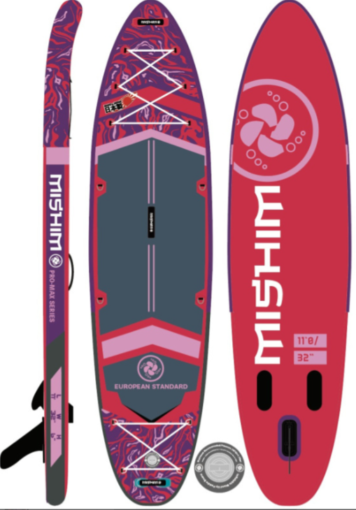 SUP (САП) Доска MISHIMO PRO-MAX Viva Magenta 10.8’ (330см) в Ростове-на-Дону