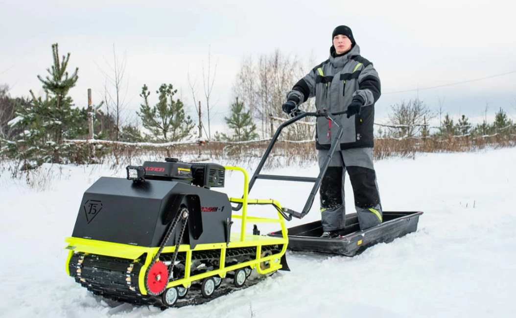 Мотобуксировщик Бурлак ХОЗЯИН-1 (капот ткань) в Ростове-на-Дону