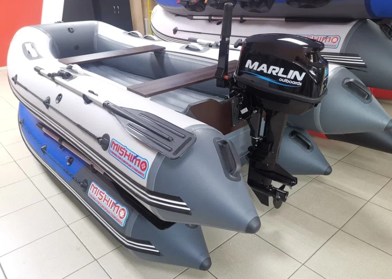 КОМПЛЕКТ ЛОДКА MISHIMO LITE 350 + МОТОР 9,8 Л.С. в Ростове-на-Дону