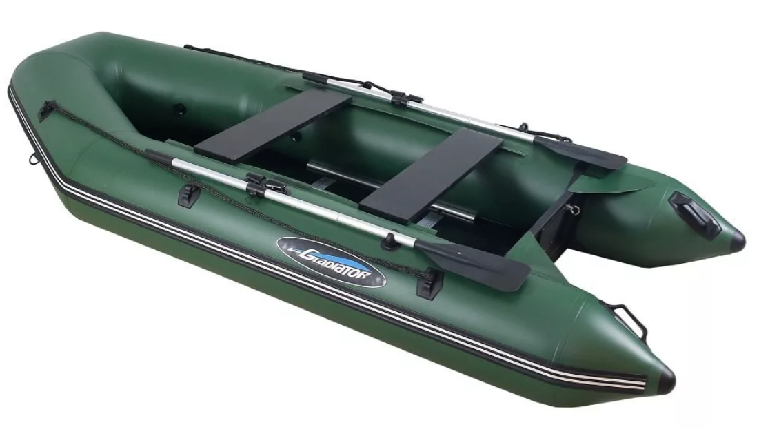 МОТОРНО-ГРЕБНАЯ ЛОДКА ПВХ GLADIATOR А 340 ТК С ФАНЕРНЫМ ПОЛОМ в Ростове-на-Дону