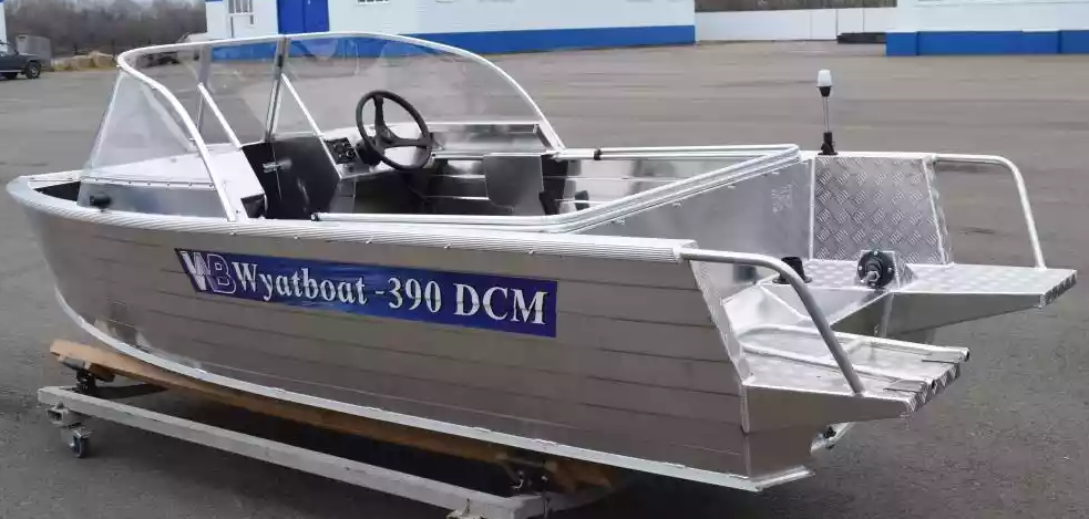 Алюминиевая лодка Wyatboat-390 DCM Увеличенный борт в Ростове-на-Дону