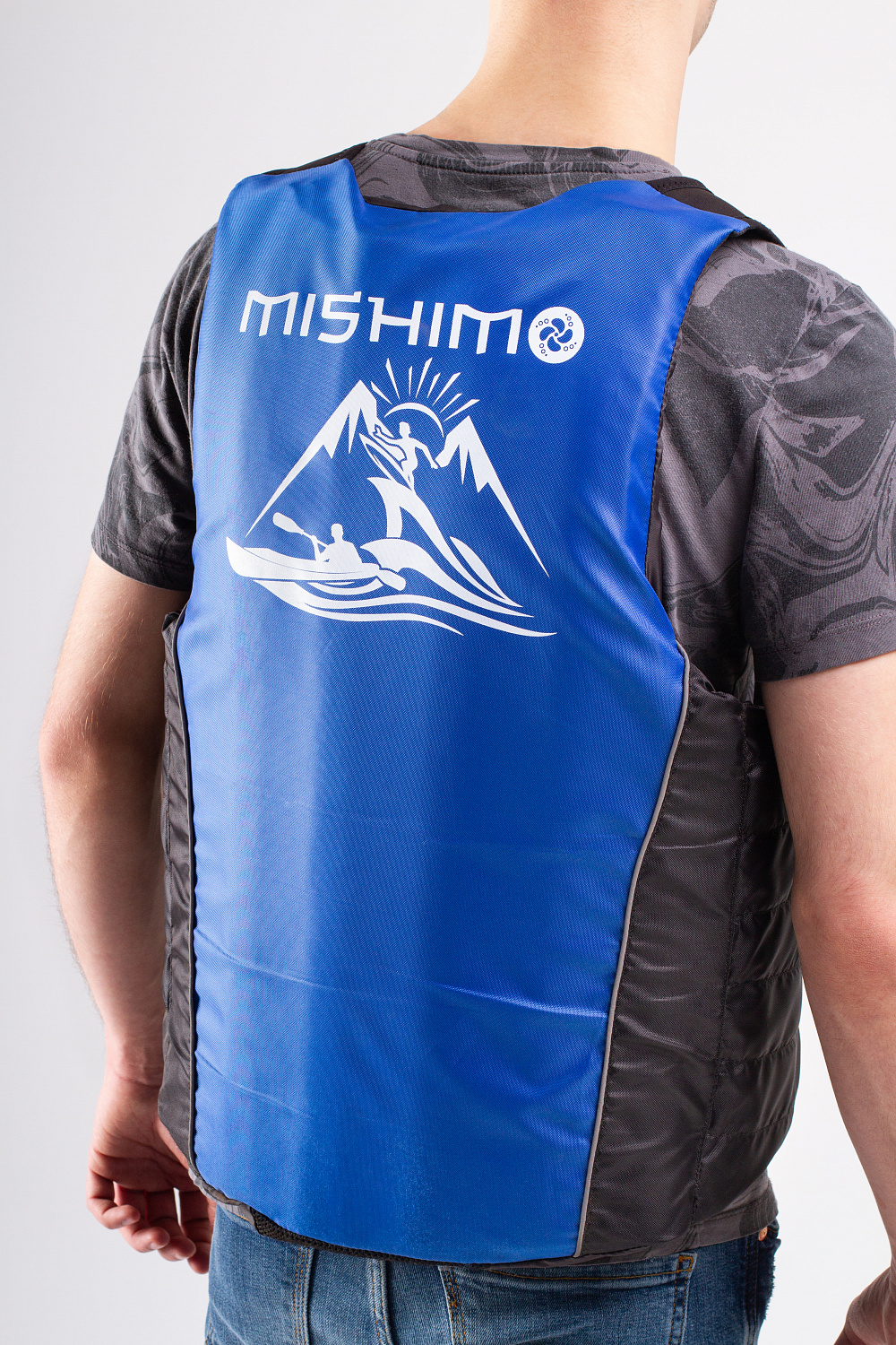 Жилет спасательный MISHIMO PRO Премиум качества Черно-синий в Ростове-на-Дону