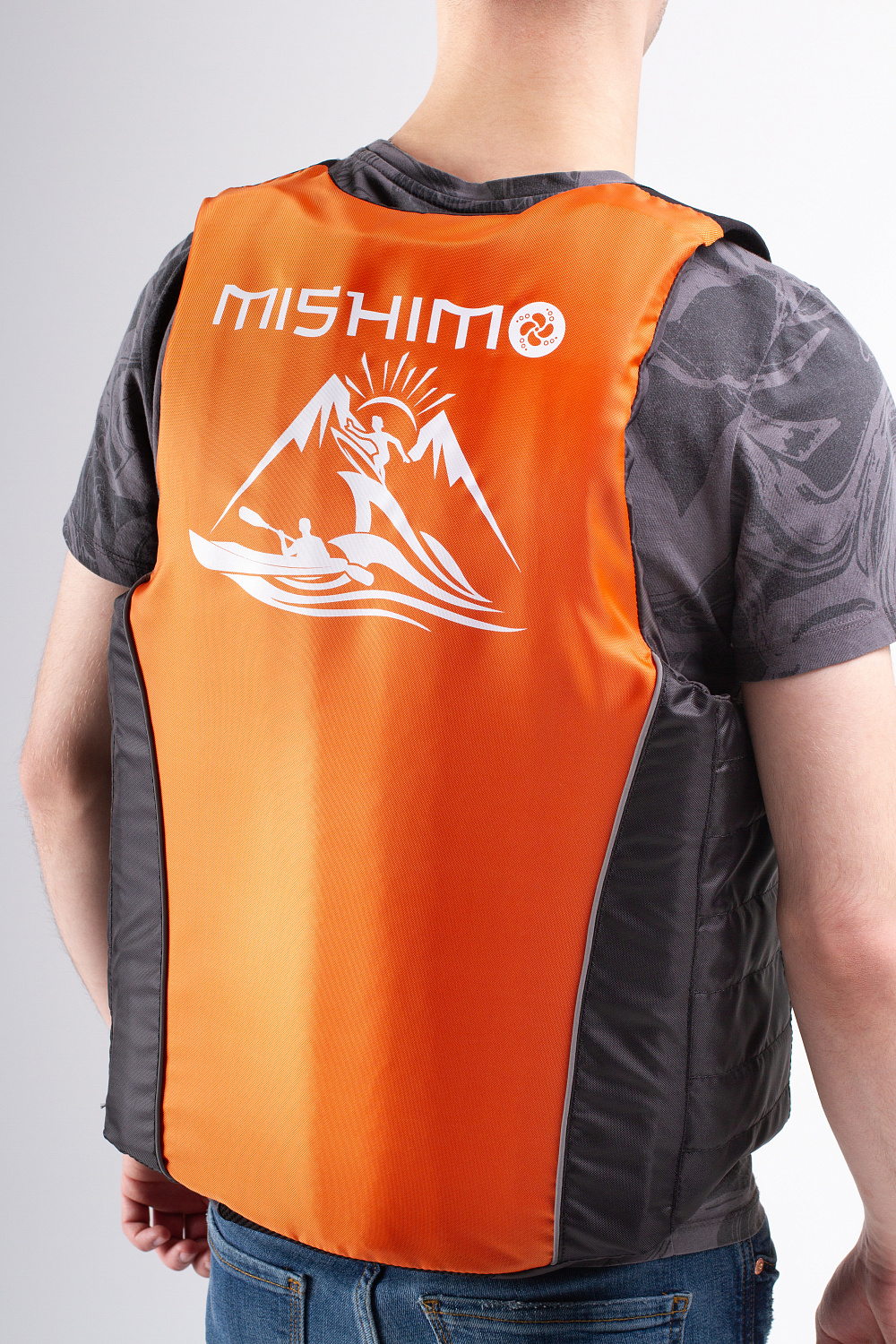 Жилет спасательный MISHIMO PRO Премиум качества Черно-оранжевый в Ростове-на-Дону